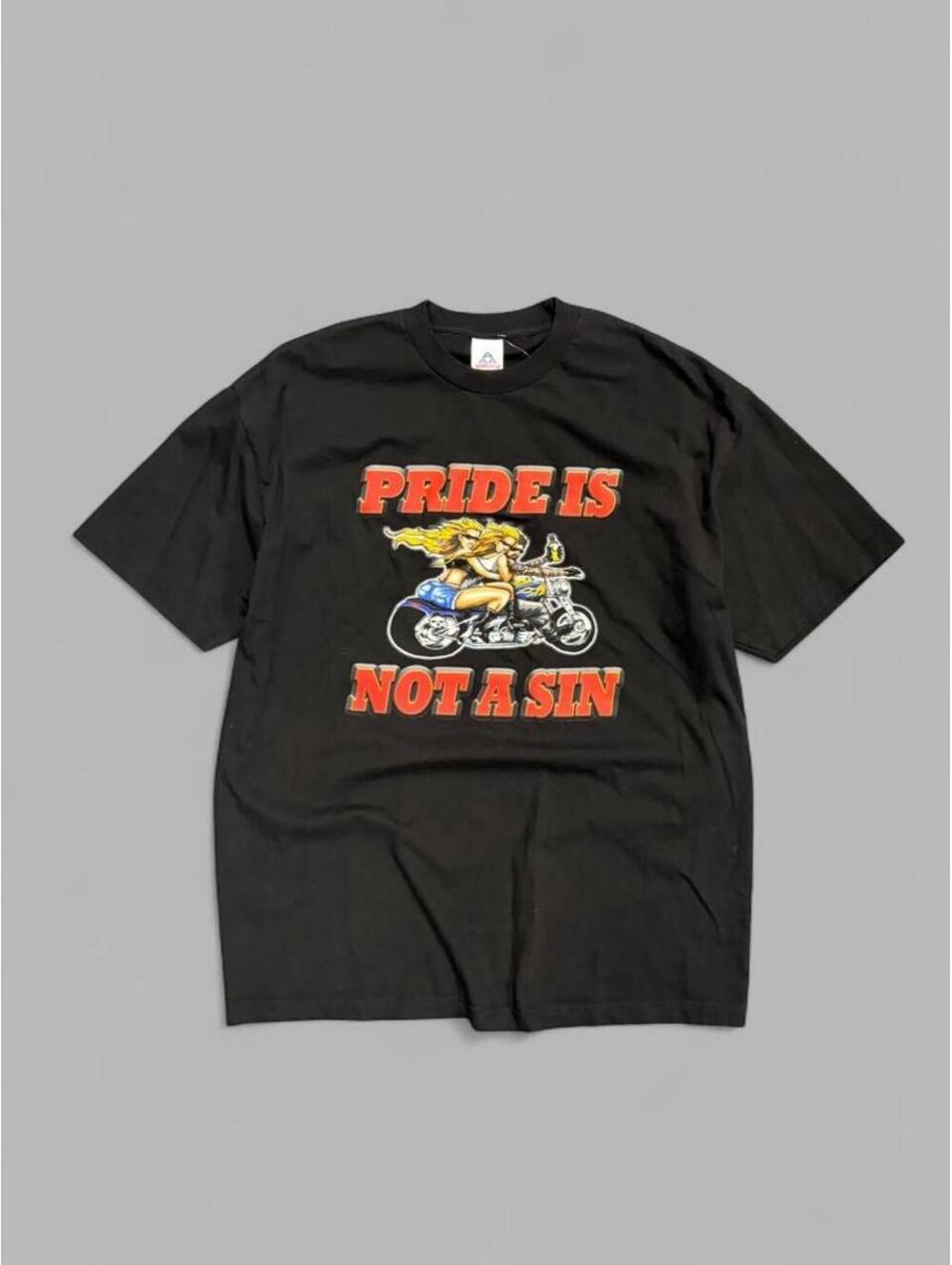 Vintage Pride is not a Sin Biker Tee